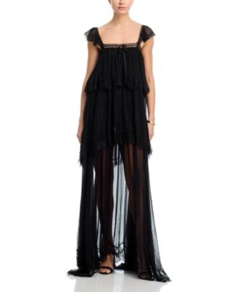 ラブスハックファンシー レディース トップス ワンピース LoveShackFancy Maralee Dress Black ブラック