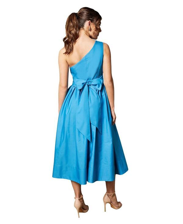 コースト レディース トップス ワンピース ミディ Coast One Shoulder Corsage Midi Dress Blue ブルー コースト レディース トップス ワンピース ミディ Coast One Shoulder Corsage Midi Dress Blue ブルー