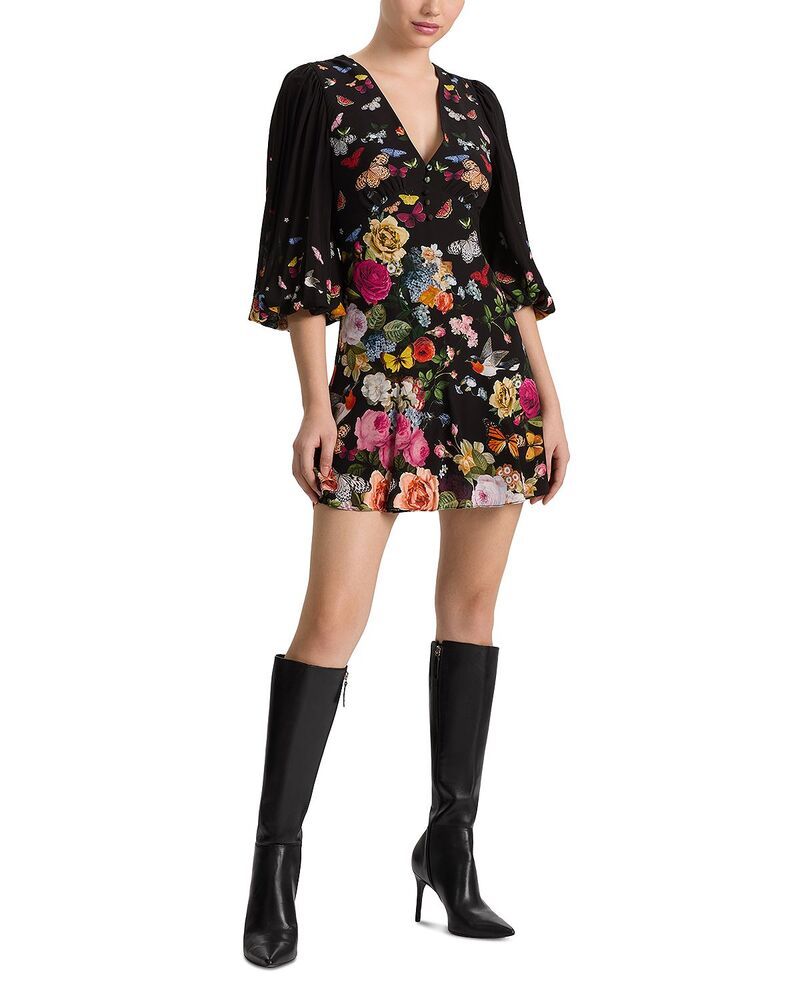 アリスアンドオリビア レディース トップス ワンピース エンパイア Alice and Olivia Irenempire Waist Dressolar Strength Black ブラック アリスアンドオリビア レディース トップス ワンピース エンパイア Alice and Olivia Irenempire Waist Dressolar Strength Black ブラック