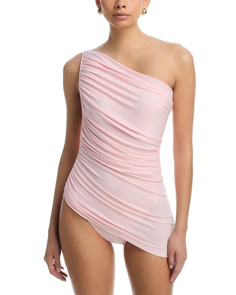 ノーマカマリ レディース 水着 上下セット Norma Kamali Diana Mione Piece Swimsuit Ballet Pink ピンク