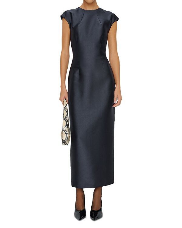 リフォーメーション レディース トップス ワンピース キャップ Reformation Belden Cap Sleeve Dress Navy ネイビー