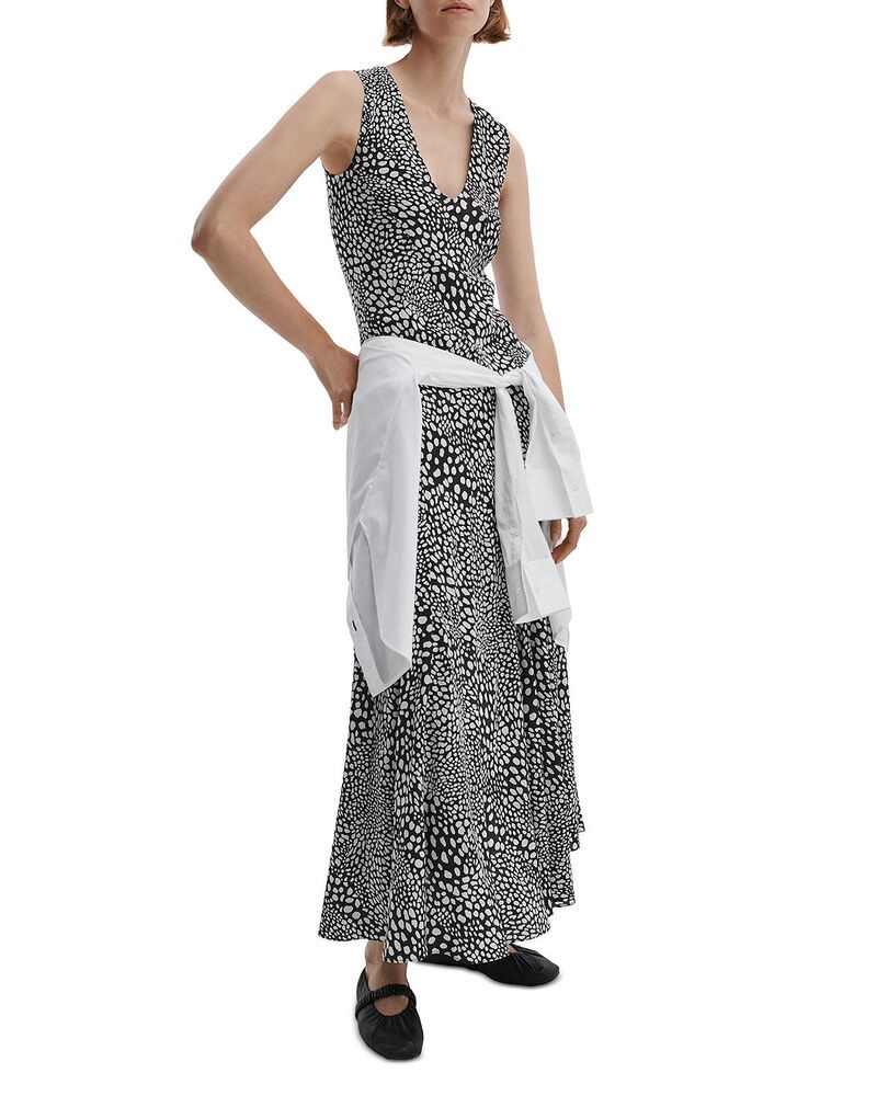 ラグアンドボーン レディース トップス ワンピース プリント rag bone Sinead Printedress Black Leopard ブラック ラグアンドボーン レディース トップス ワンピース プリント rag bone Sinead Printedress Black Leopard ブラック