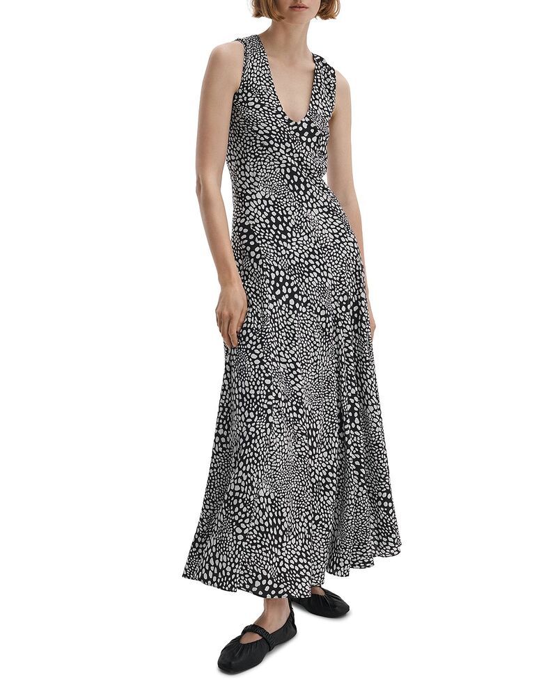 ラグアンドボーン レディース トップス ワンピース プリント rag bone Sinead Printedress Black Leopard ブラック