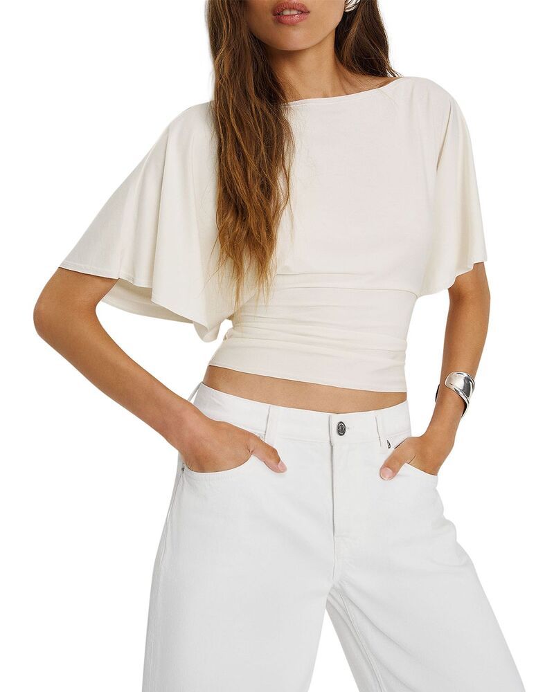 リフォーメーション レディース トップス シャツ ニット Reformation Avery Knitop Ivory アイボリー