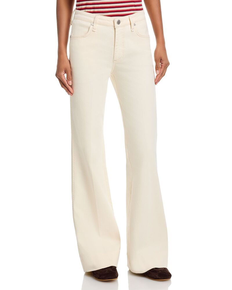 ラグアンドボーン レディース ボトムス カジュアルパンツ フレア ジーンズ rag bone Ruby High Rise Flare Leg Trouser Jeans in Ecru エクリュ