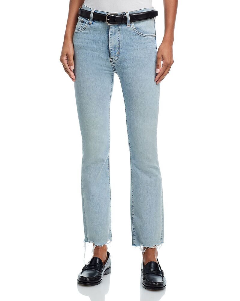 フレーム レディース ボトムス デニムパンツ ブーツ ジーンズ FRAME The Reboot Mid Rise Crop Jeans in Tribute Raw Fray Tribute Raw Fray