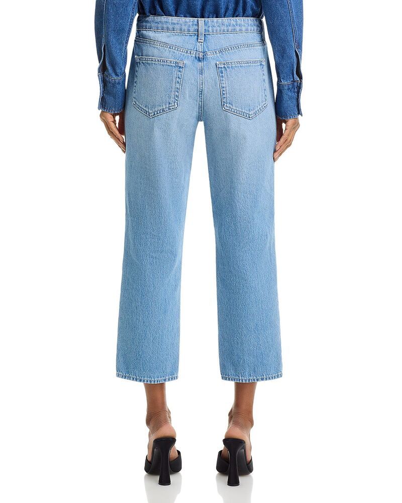 ラジャンス レディース ボトムス デニムパンツ ジーンズ LAGENCE Thalina Mid Rise Slouch Stovepipe Jeans in Bellflower
