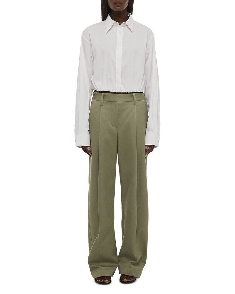 ヘルムート ラング レディース ボトムス カジュアルパンツ プリーツ Helmut Lang Pleated Chino Pants Vetiver ヘルムート ラング レディース ボトムス カジュアルパンツ プリーツ Helmut Lang Pleated Chino Pants Vetiver