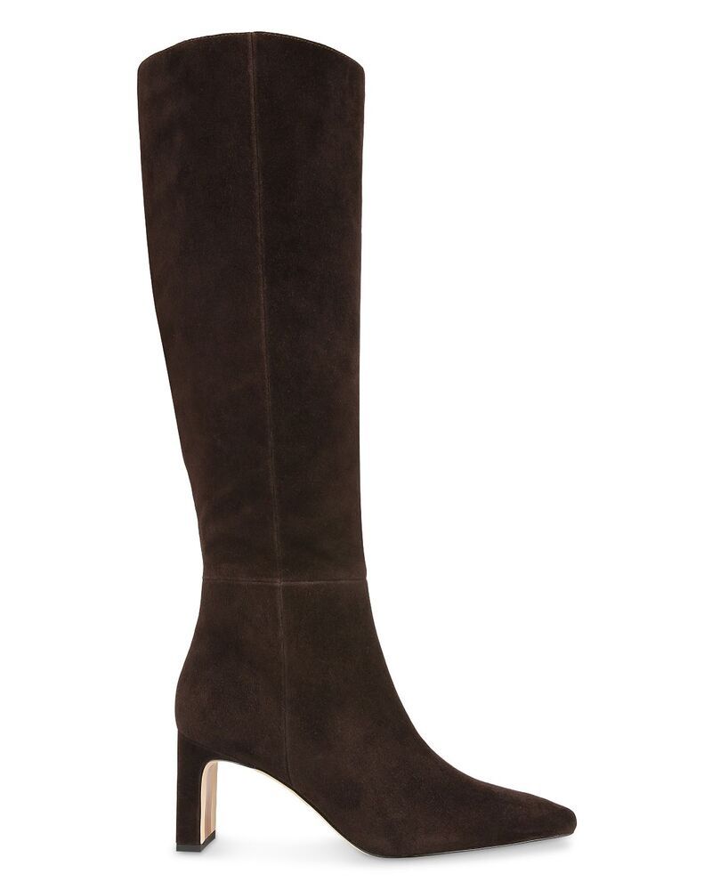 サムエデルマン レディース シューズ ブーツ・レインブーツ ヒール Sam Edelman Womensylvia Pointed Toe Higheel Boots Chocolate Brown Suede ブラウン