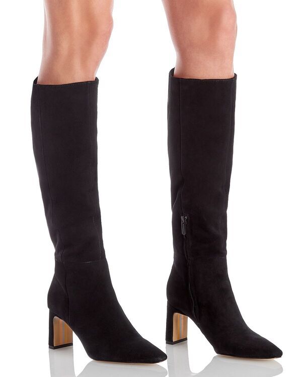 サムエデルマン レディース シューズ ブーツ・レインブーツ ヒール Sam Edelman Womensylvia Pointed Toe Higheel Boots Black Suede ブラック サムエデルマン レディース シューズ ブーツ・レインブーツ ヒール Sam Edelman Womensylvia Pointed Toe Higheel Boots Black Suede ブラック