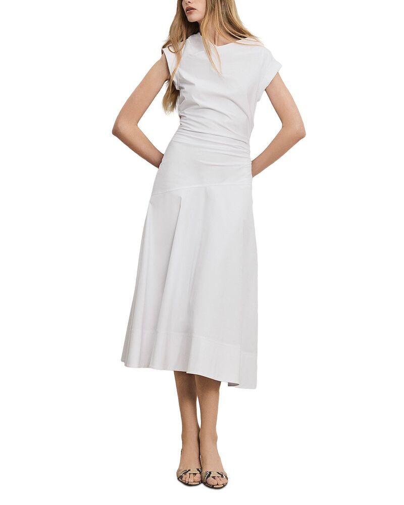 ヴェロニカ ベアード レディース トップス ワンピース Veronica Beard Lisette Dress White ホワイト
