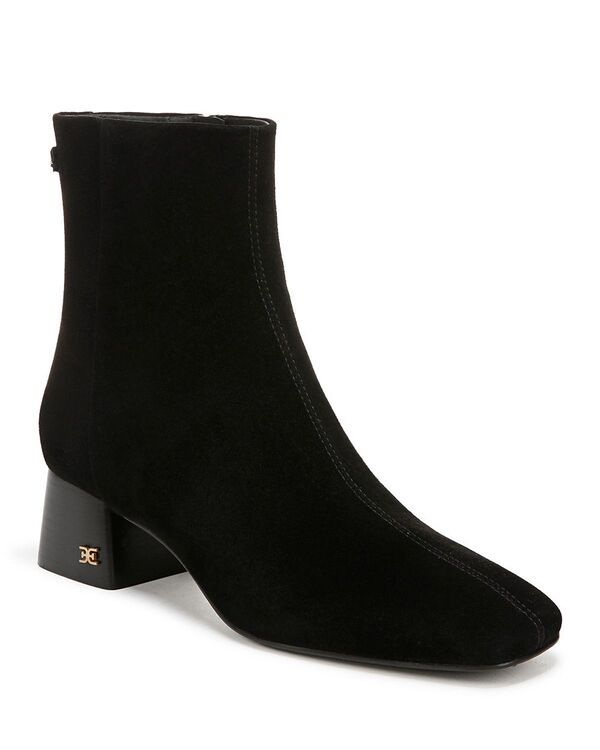 サムエデルマン レディース シューズ ブーツ・レインブーツ アンクル ヒール Sam Edelman Womens Paige Square Toe Block Heel Ankle Booties Black ブラック