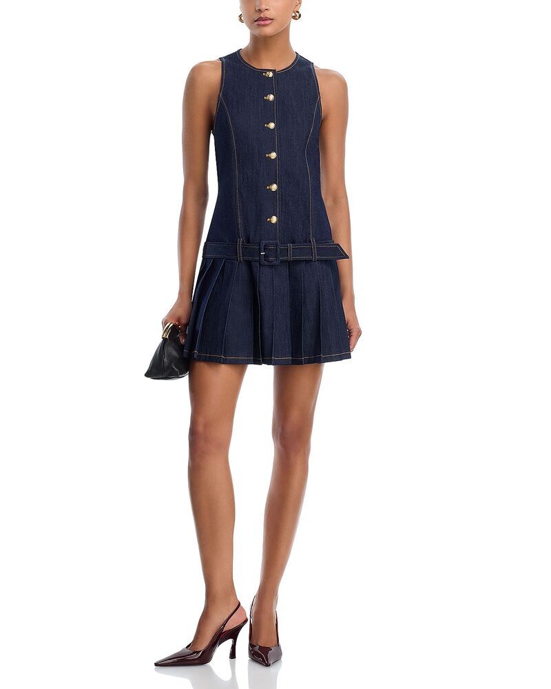 サンク ア セプト レディース トップス ワンピース Cinq Sept Elyse Dress Indigo インディゴ