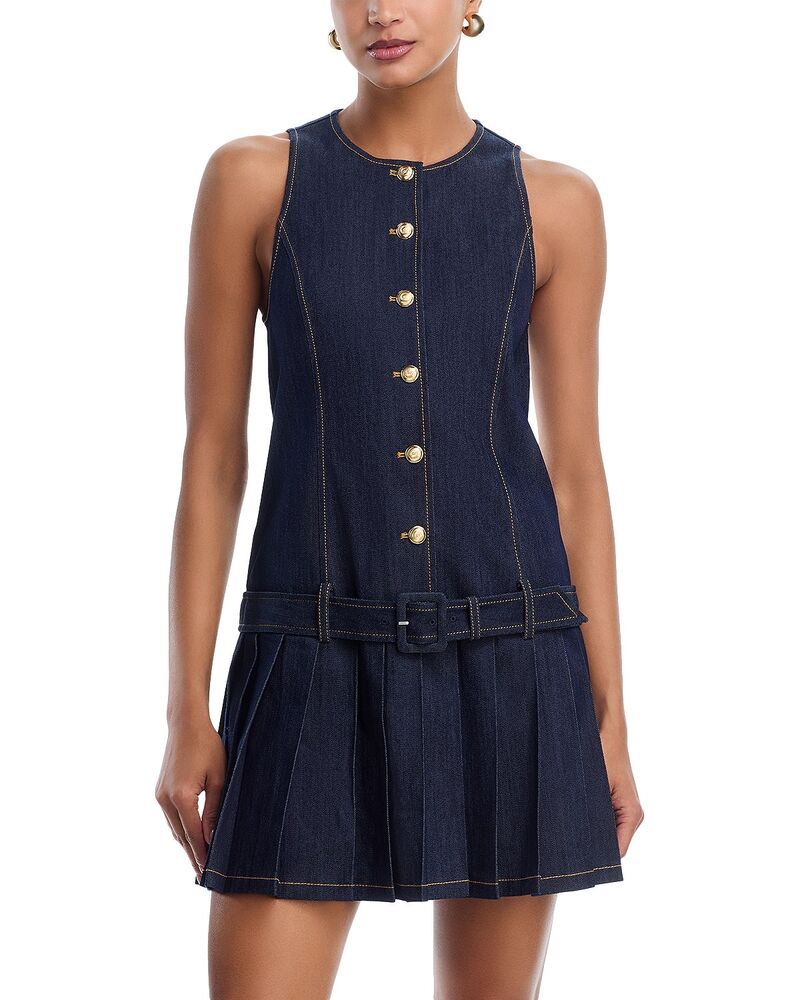 サンク ア セプト レディース トップス ワンピース Cinq Sept Elyse Dress Indigo インディゴ