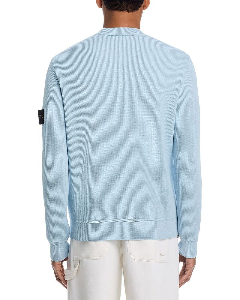 ストーンアイランド メンズ アウター ニット・セーター Stone Island Maglia Patch Sweater Sky Blue ブルー ストーンアイランド メンズ アウター ニット・セーター Stone Island Maglia Patch Sweater Sky Blue ブルー