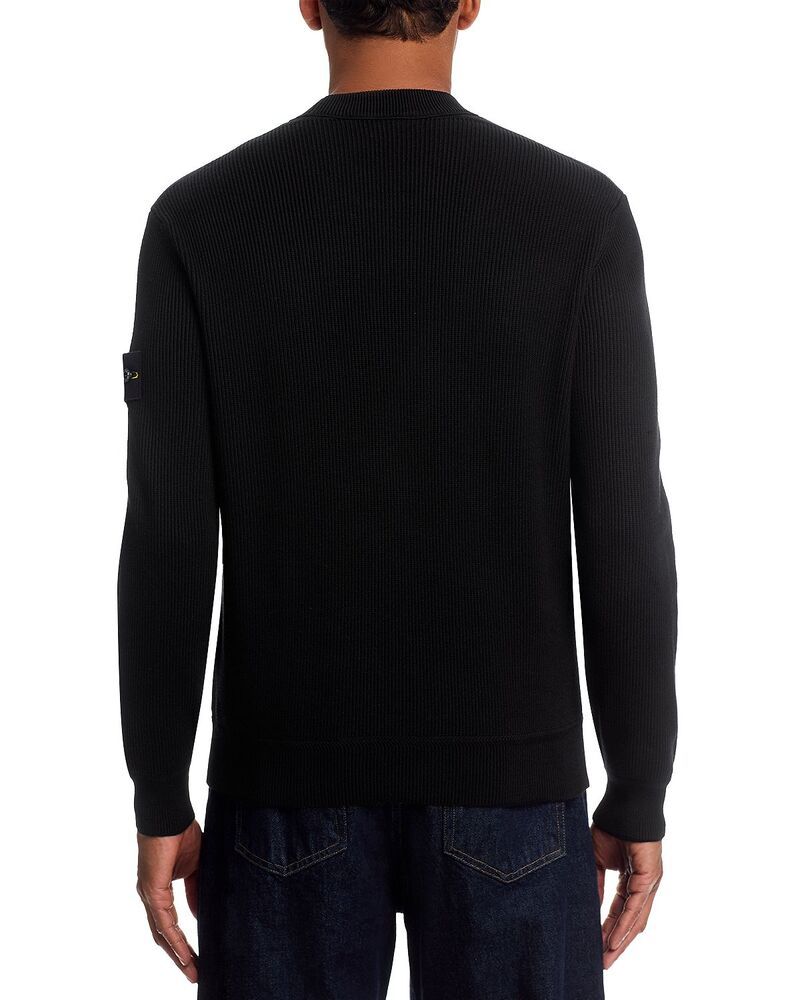 ストーンアイランド メンズ アウター ニット・セーター Stone Island Maglia Patch Sweater Black ブラック