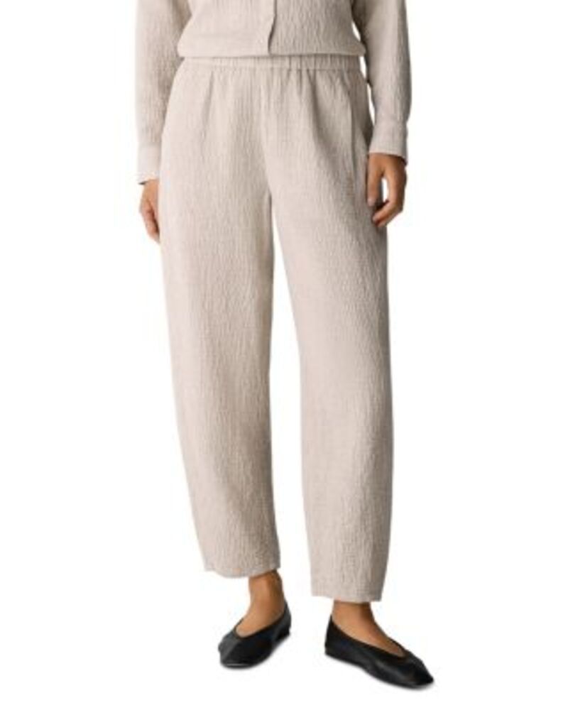 エイリーンフィッシャー レディース ボトムス カジュアルパンツ コットン アンクル Eileen Fisher Cotton Doubleweave Ankle Lantern Pants Dove