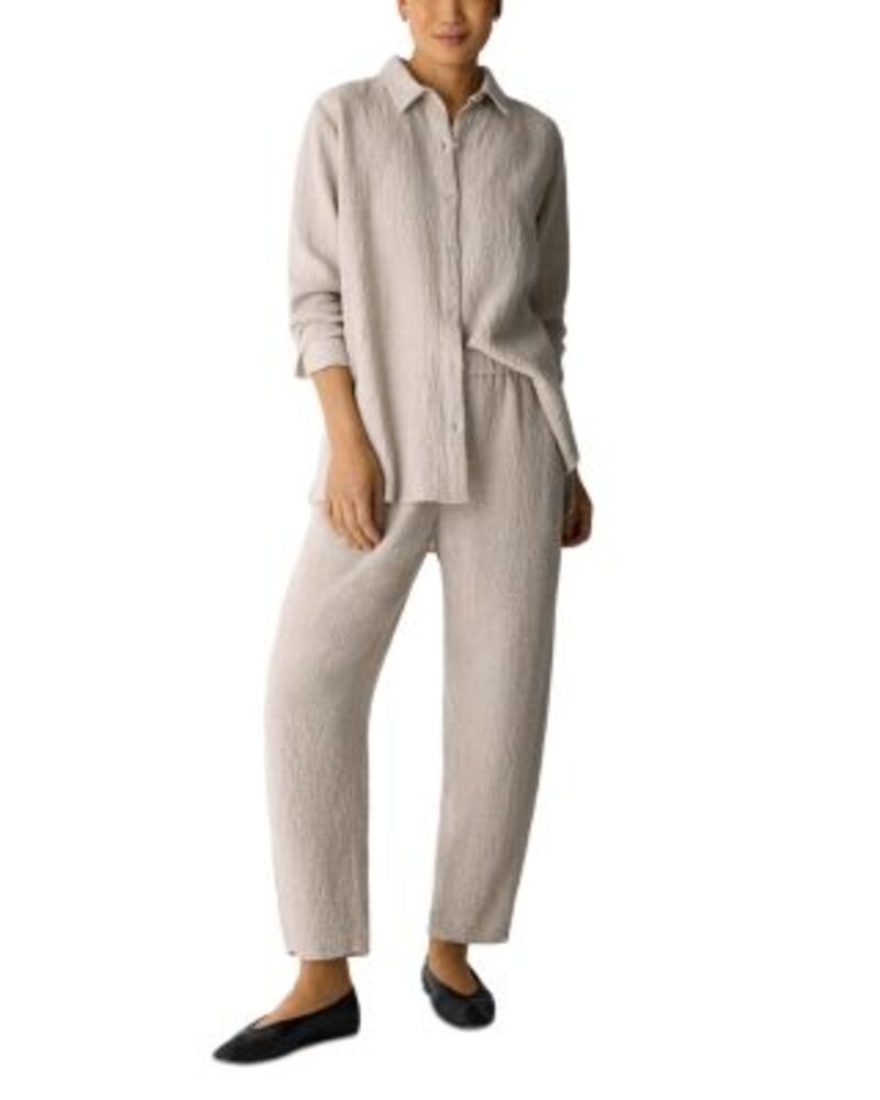 エイリーンフィッシャー レディース ボトムス カジュアルパンツ コットン アンクル Eileen Fisher Cotton Doubleweave Ankle Lantern Pants Dove エイリーンフィッシャー レディース ボトムス カジュアルパンツ コットン アンクル Eileen Fisher Cotton Doubleweave Ankle Lantern Pants Dove