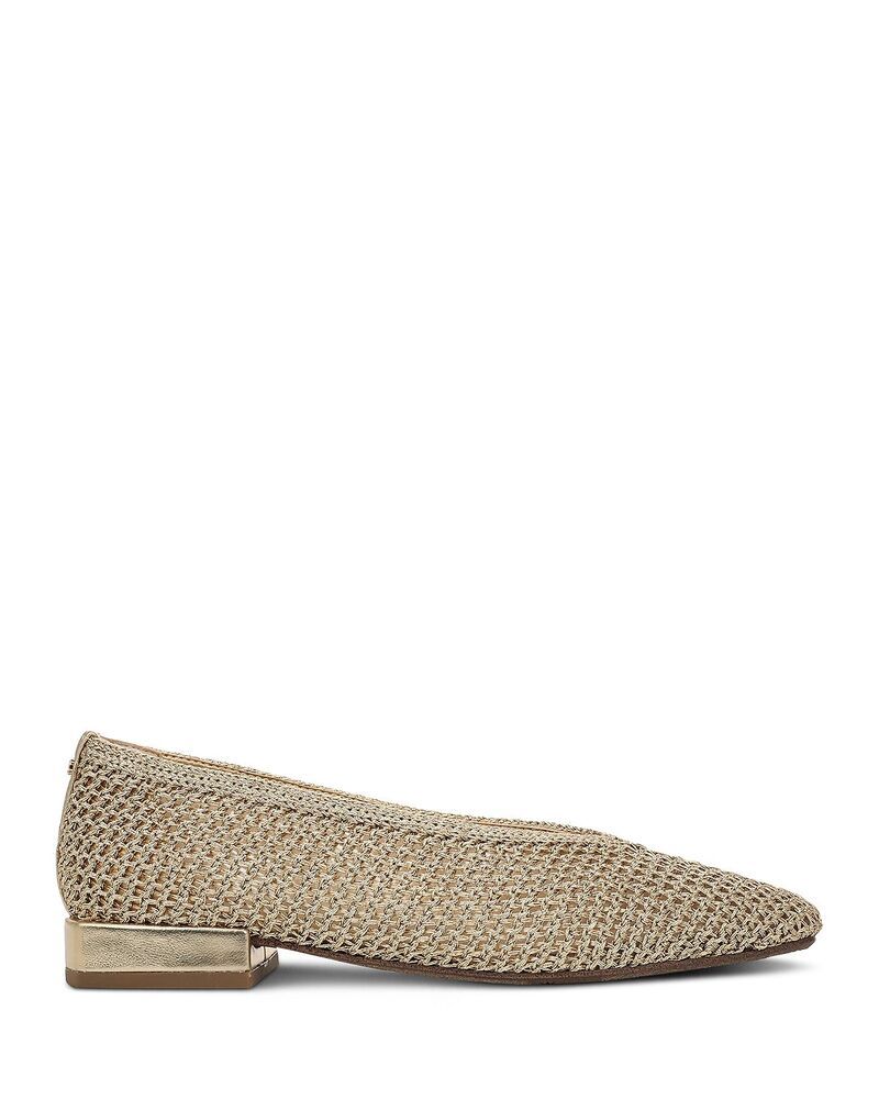 サムエデルマン レディース シューズ パンプス ニット Sam Edelman Womens Kasey Knit Ballet Flats Amber Gold アンバー