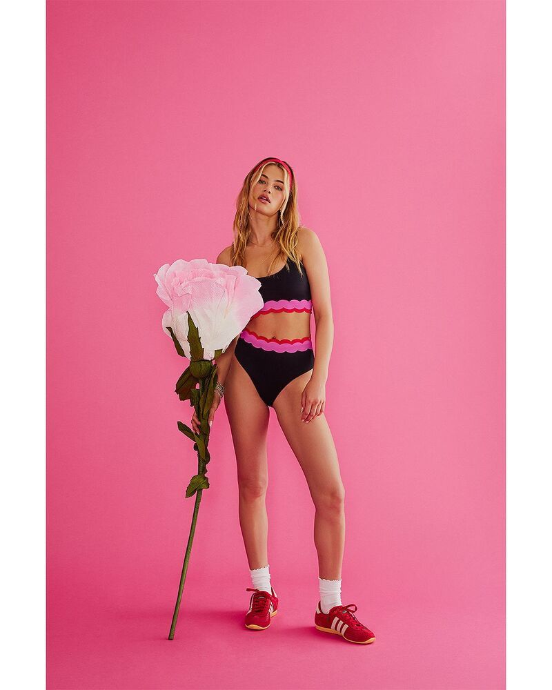 ビーチライオット レディース 水着 ボトムスのみ Beach Riot Harriet Bikini Bottom Electric Wave