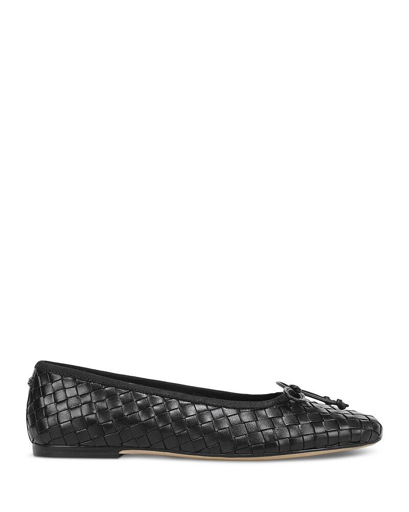 サムエデルマン レディース シューズ パンプス レザー Sam Edelman Womens Ruthie Leather Ballet Flats Black ブラック