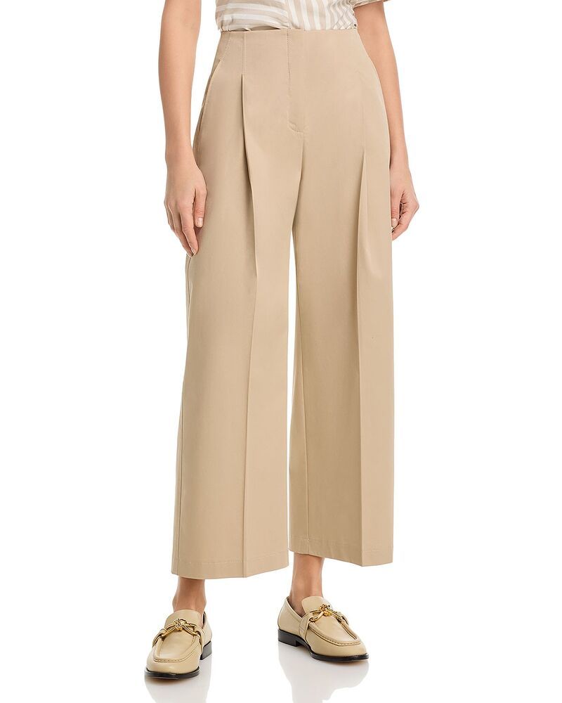 ボス レディース ボトムス カジュアルパンツ BOSS Tulotta Cropants Light Beige ベージュ