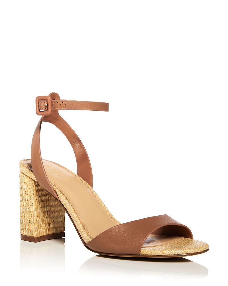 アクア レディース シューズ サンダル AQUA Womens Baley Sandals Exclusive Mocha Leather モカ