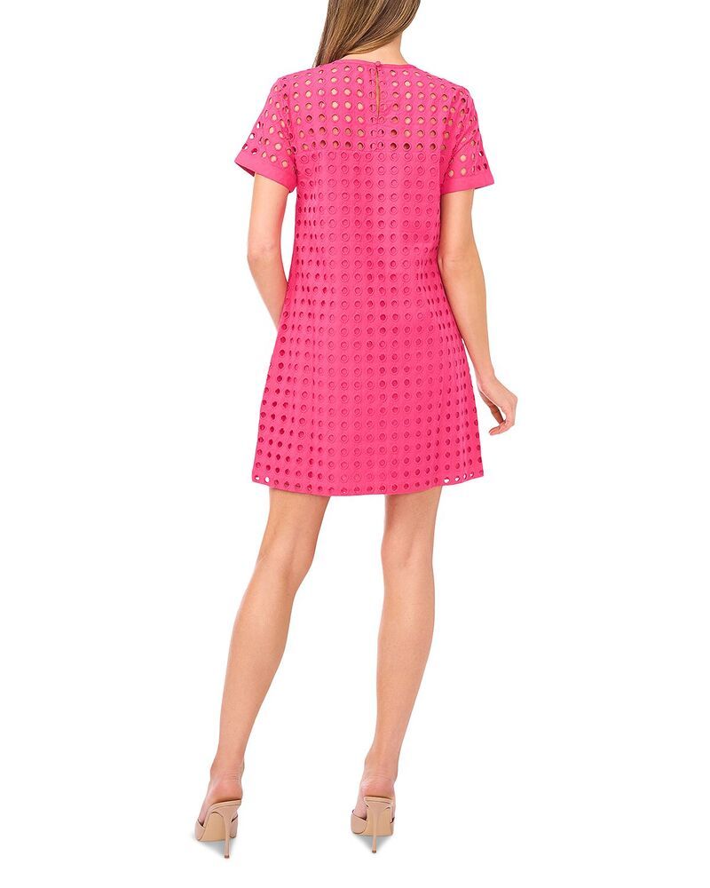 セセ レディース トップス ワンピース CeCe Circleyelet Shift Dress Pink Taffy ピンク