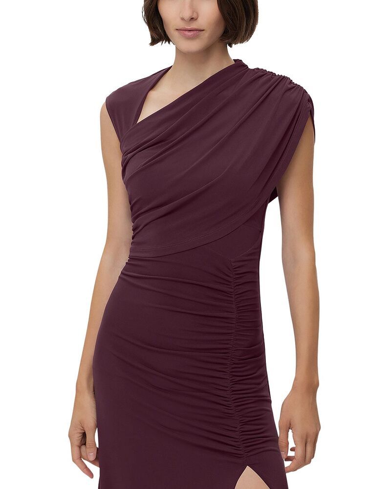 エルベレジェ レディース トップス ワンピース アシンメトリー Herv Lger High Slit Asymmetrical Gown Pinot エルベレジェ レディース トップス ワンピース アシンメトリー Herv Lger High Slit Asymmetrical Gown Pinot