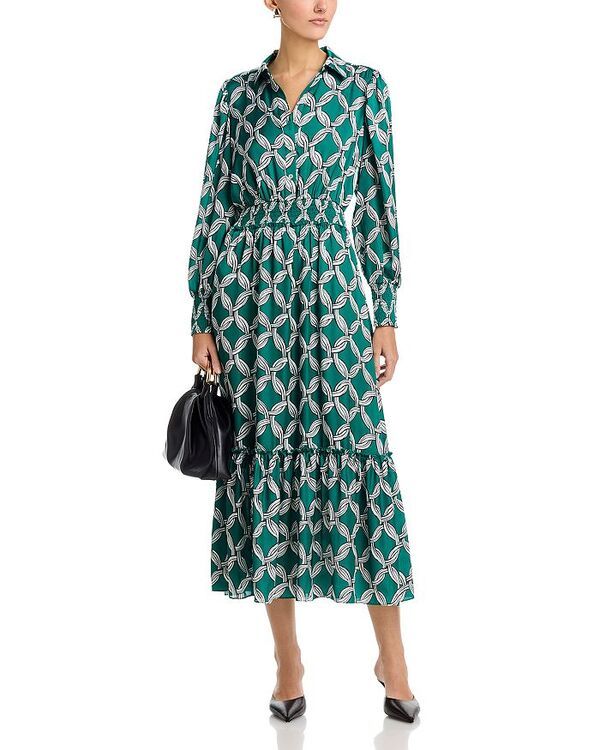 ティー・タハリ レディース トップス ワンピース ボタンダウン Tahari Half Placket Button Down Peplum Hem Dress Infinity Chain ティー・タハリ レディース トップス ワンピース ボタンダウン Tahari Half Placket Button Down Peplum Hem Dress Infinity Chain