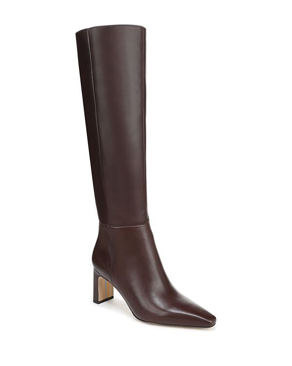 サムエデルマン レディース シューズ ブーツ・レインブーツ ヒール Sam Edelman Womensylvia Extra Wide Calf Pointed Toe Higheel Bootspiced Pecan Leather
