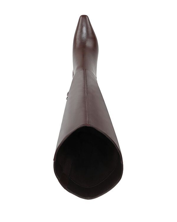 サムエデルマン レディース シューズ ブーツ・レインブーツ ヒール Sam Edelman Womensylvia Extra Wide Calf Pointed Toe Higheel Bootspiced Pecan Leather