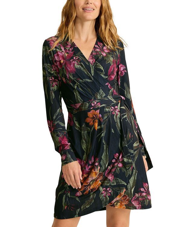 トッミーバハマ レディース トップス ワンピース Tommy Bahama Carmela Orchid Isle Dress Black ブラック