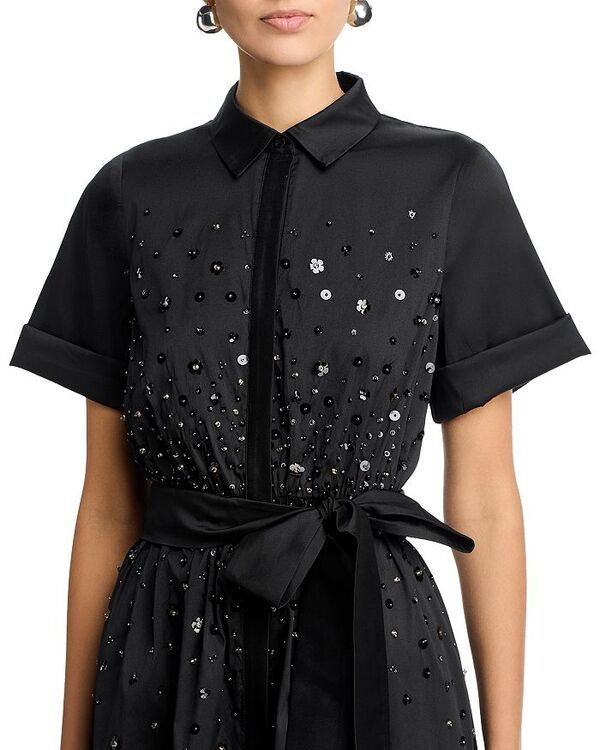 ウンガロ レディース トップス ワンピース Ungaro Kace Dress Black ブラック