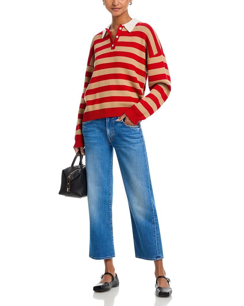 マザー レディース ボトムス デニムパンツ クロップド ジーンズ MOTHER Lil Mid Rise Rambler Zip Cropped Jeans in Piece by Piece By Piece マザー レディース ボトムス デニムパンツ クロップド ジーンズ MOTHER Lil Mid Rise Rambler Zip Cropped Jeans in Piece by Piece By Piece