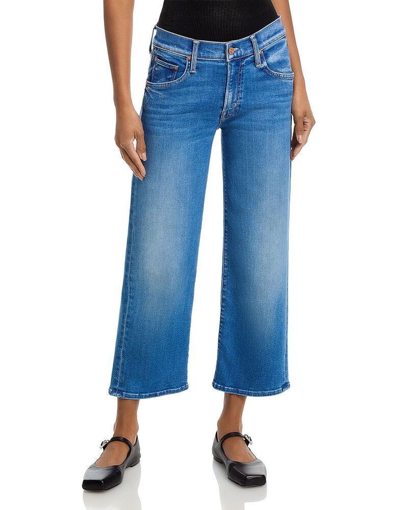 マザー レディース ボトムス デニムパンツ クロップド ジーンズ MOTHER Lil Mid Rise Rambler Zip Cropped Jeans in Piece by Piece By Piece