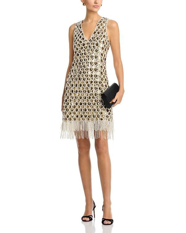 ウンガロ レディース トップス ワンピース Ungaro Eastyn Dress Gold ゴールド
