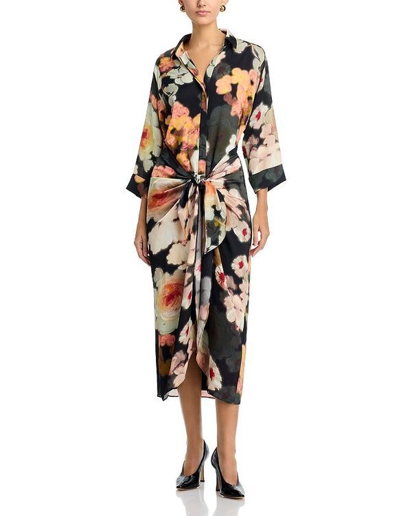 ウンガロ レディース トップス ワンピース Ungaro Imani Dress Black Multi ブラック