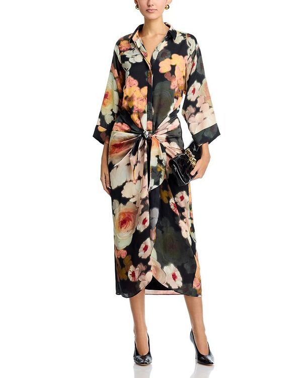 ウンガロ レディース トップス ワンピース Ungaro Imani Dress Black Multi ブラック ウンガロ レディース トップス ワンピース Ungaro Imani Dress Black Multi ブラック
