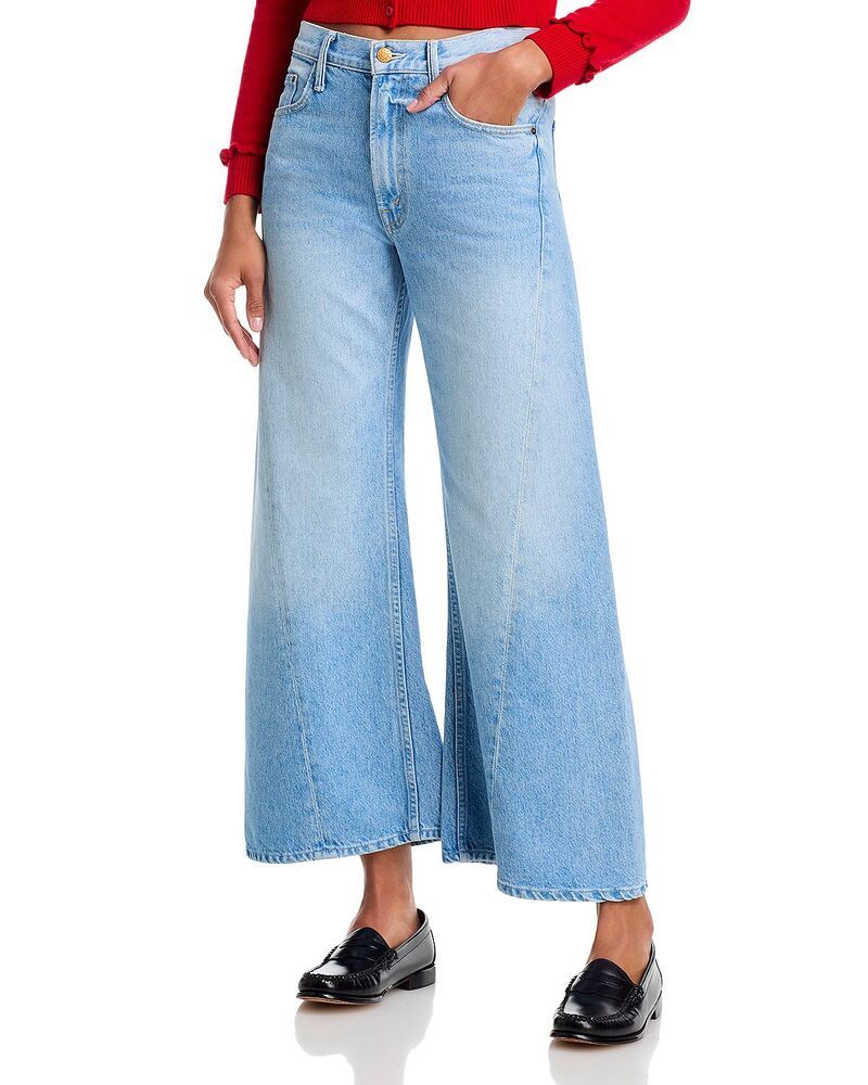 マザー レディース ボトムス デニムパンツ ワイドレッグ ジーンズ MOTHER Lilemon Twist Sneak High Rise Wide Leg Jeans in Munchies