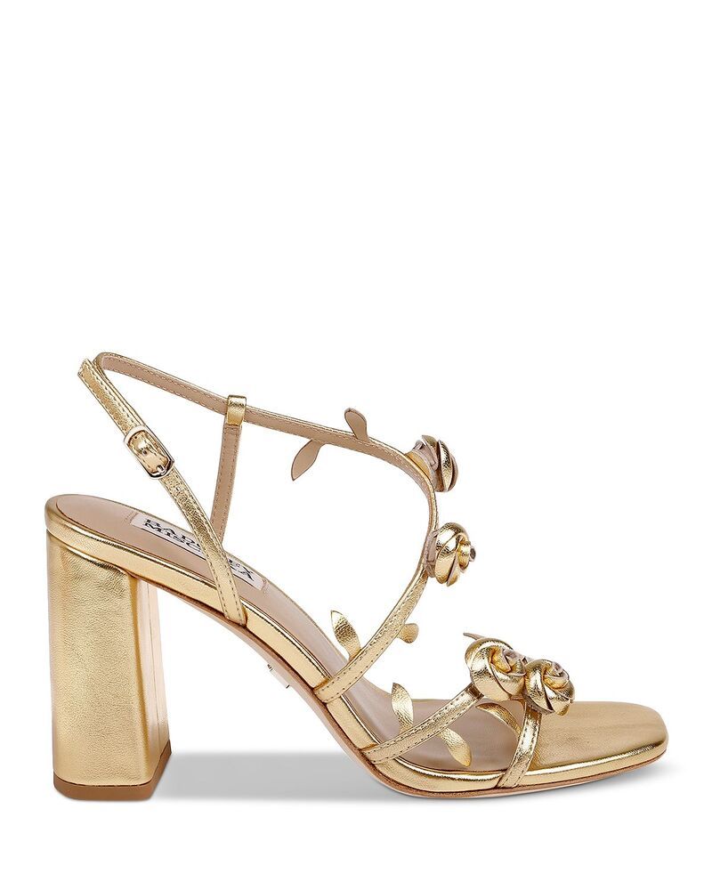 バッジェリーミシュカ レディース シューズ サンダル Badgley Mischka Womens Orsola Sandals Gold Metal ゴールド