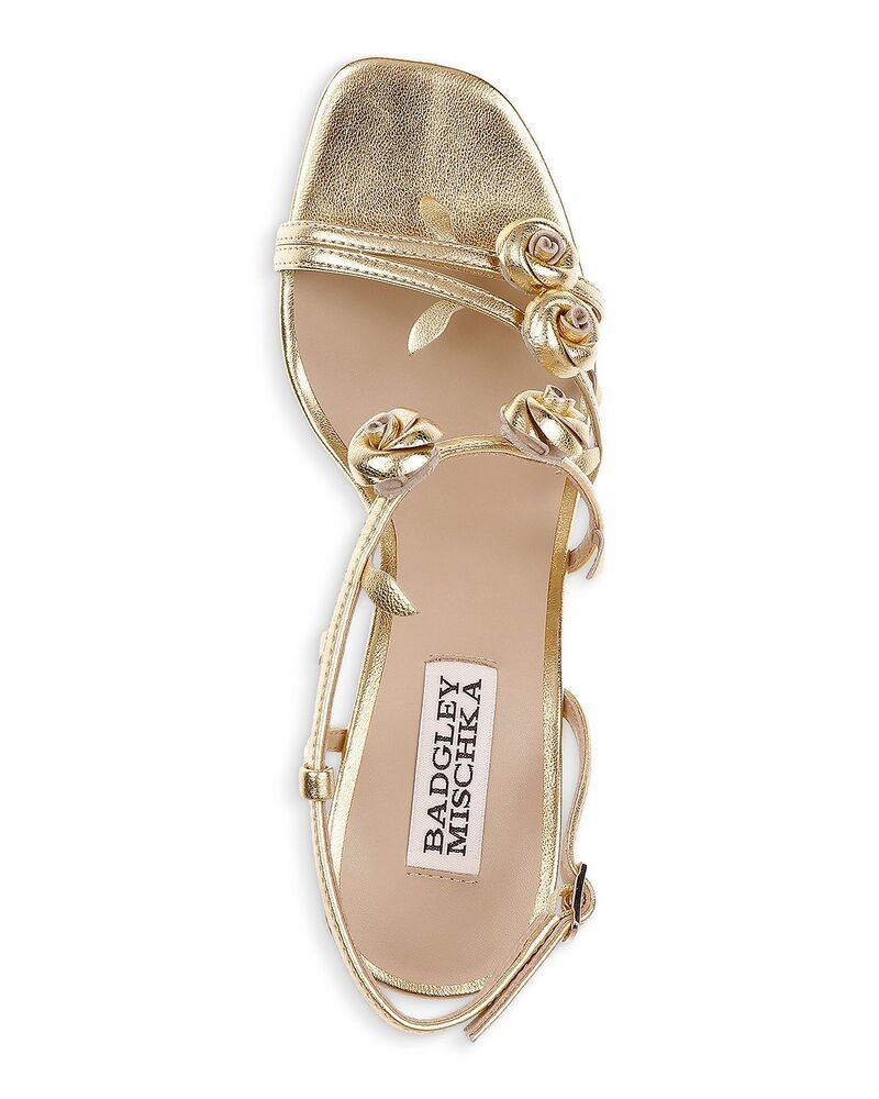 バッジェリーミシュカ レディース シューズ サンダル Badgley Mischka Womens Orsola Sandals Gold Metal ゴールド