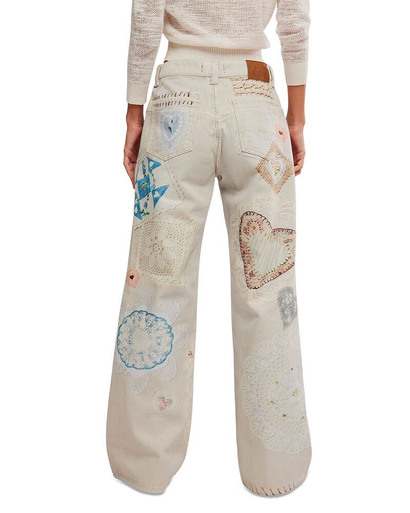フリーピープル レディース ボトムス デニムパンツ ストレート ジーンズ Free People Illusionstraight Leg Jeans in Heirloom フリーピープル レディース ボトムス デニムパンツ ストレート ジーンズ Free People Illusionstraight Leg Jeans in Heirloom