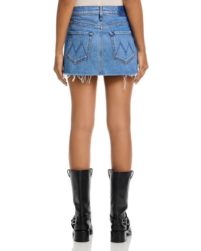 マザー レディース ボトムスカート ミニ デニム MOTHER The Ditcher Mini Fray Denim Skirt Heads or Tails デニム マザー レディース ボトムスカート ミニ デニム MOTHER The Ditcher Mini Fray Denim Skirt Heads or Tails デニム
