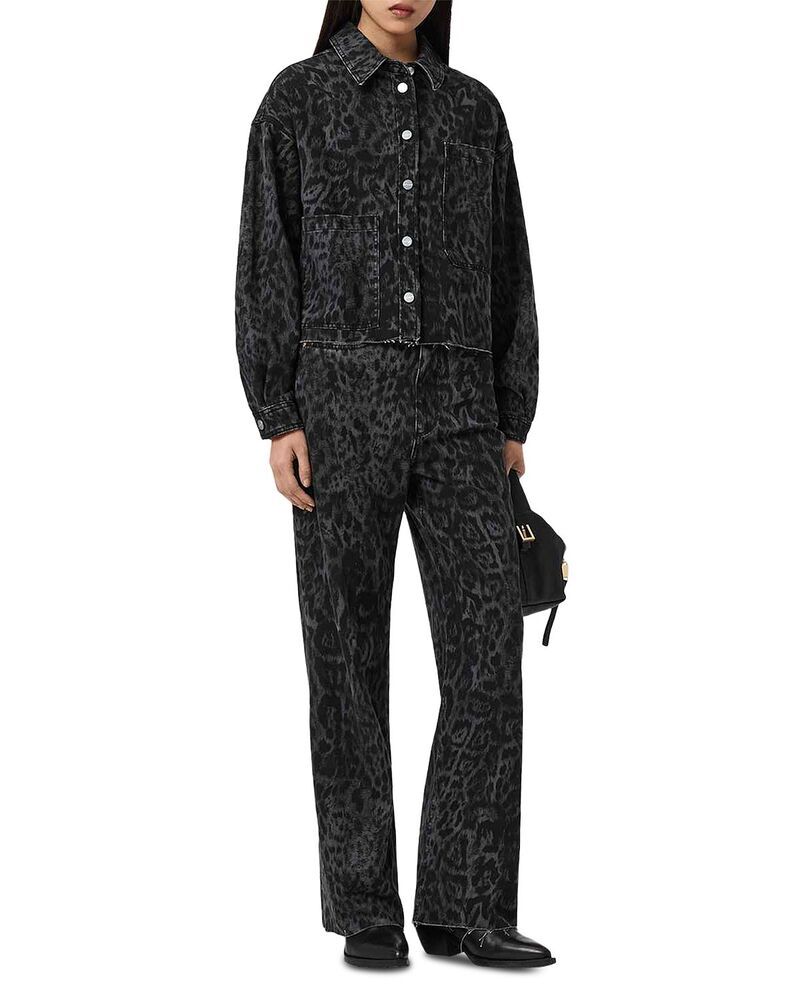 オールセインツ レディース ボトムス デニムパンツ ジーンズ ALLSAINTS Blake High Rise Straight Jeans in Leppo Black ブラック オールセインツ レディース ボトムス デニムパンツ ジーンズ ALLSAINTS Blake High Rise Straight Jeans in Leppo Black ブラック