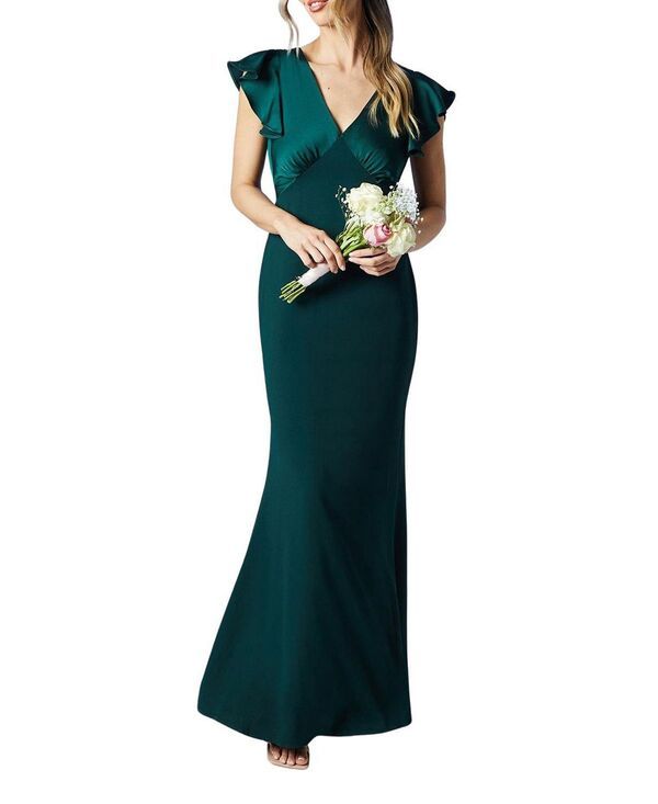 コースト レディース トップス ワンピース Vネック マキシ Coast VNeck Angel Short Sleeve Maxi Dress Emerald エメラルド