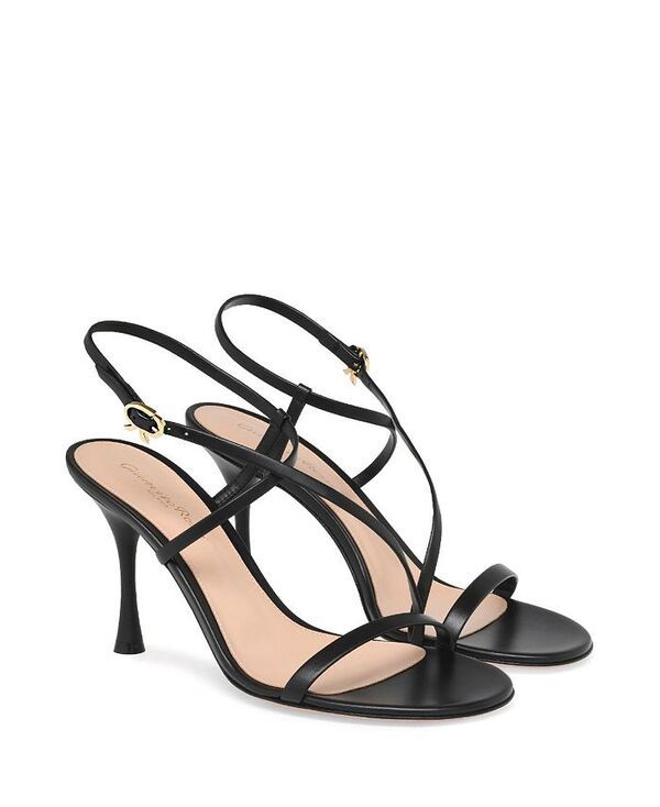ジャンヴィト ロッシ レディース シューズ サンダル Gianvito Rossi Womens Ascent Sandals Black Calf Leather ブラック