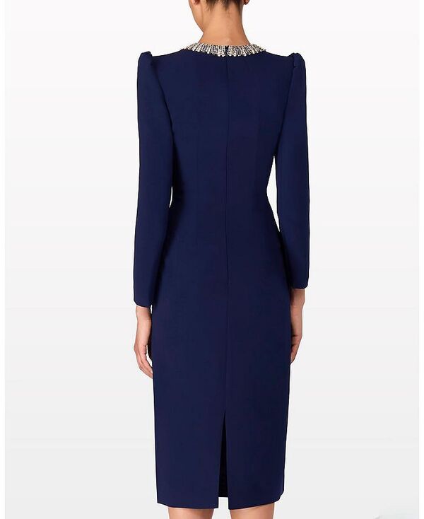ジェニー・パッカム レディース トップス ワンピース ミディ 長袖 Jenny Packham Cora Longsleeve Midi Dress Midnight Kiss ジェニー・パッカム レディース トップス ワンピース ミディ 長袖 Jenny Packham Cora Longsleeve Midi Dress Midnight Kiss