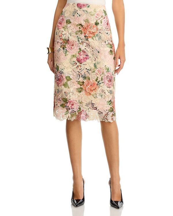 ウンガロ レディース ボトムスカート ミディ Ungaro Claro Midi Skirt Cashew Multi マルチカラー