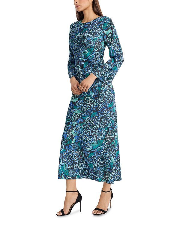 ドナモーガン レディース トップス ワンピース プリント Donna Morgan Printed Long Sleeve Dress Black Basil ブラック ドナモーガン レディース トップス ワンピース プリント Donna Morgan Printed Long Sleeve Dress Black Basil ブラック